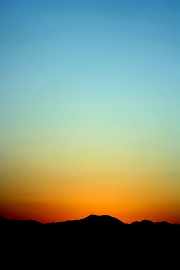 silhouette photo, rock formation, golden, hour, nature, mountains, silhouette, sun, gradient, orange, blue