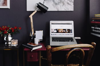 meja, rumah kantor, Merah Muda, perempuan, rumah, kantor, ruang kerja, tempat kerja, dalam ruangan, wanita, bergaya