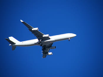 Jet, Plane, Flight, Aircraft, jet, plane, flying, blue, airplane, clear sky, air vehicle, transportation