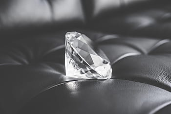 grande, vidrio cristal de diamante, negro, sofá de cuero, cristal de diamante, cuero, sofá, todo negro, blanco y negro, cristales, diamantes