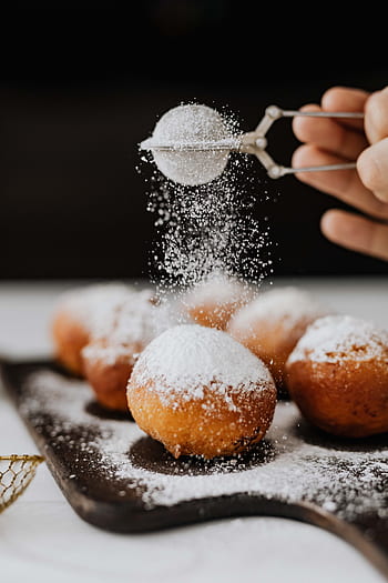 polaco, rosquillas, paczki, tradicional, tradición, Polonia, azúcar, polvo, en polvo, gordo jueves, dulce
