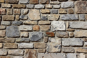 hnědý, šedá, nepravidelný, vzor cihlová zeď, kameny, zeď, Pozadí, lomový kámen, textura, struktura, vzor