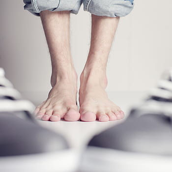 feet, barefoot, foot, ten, shoes, strange, abstract, jeans, human, male, man