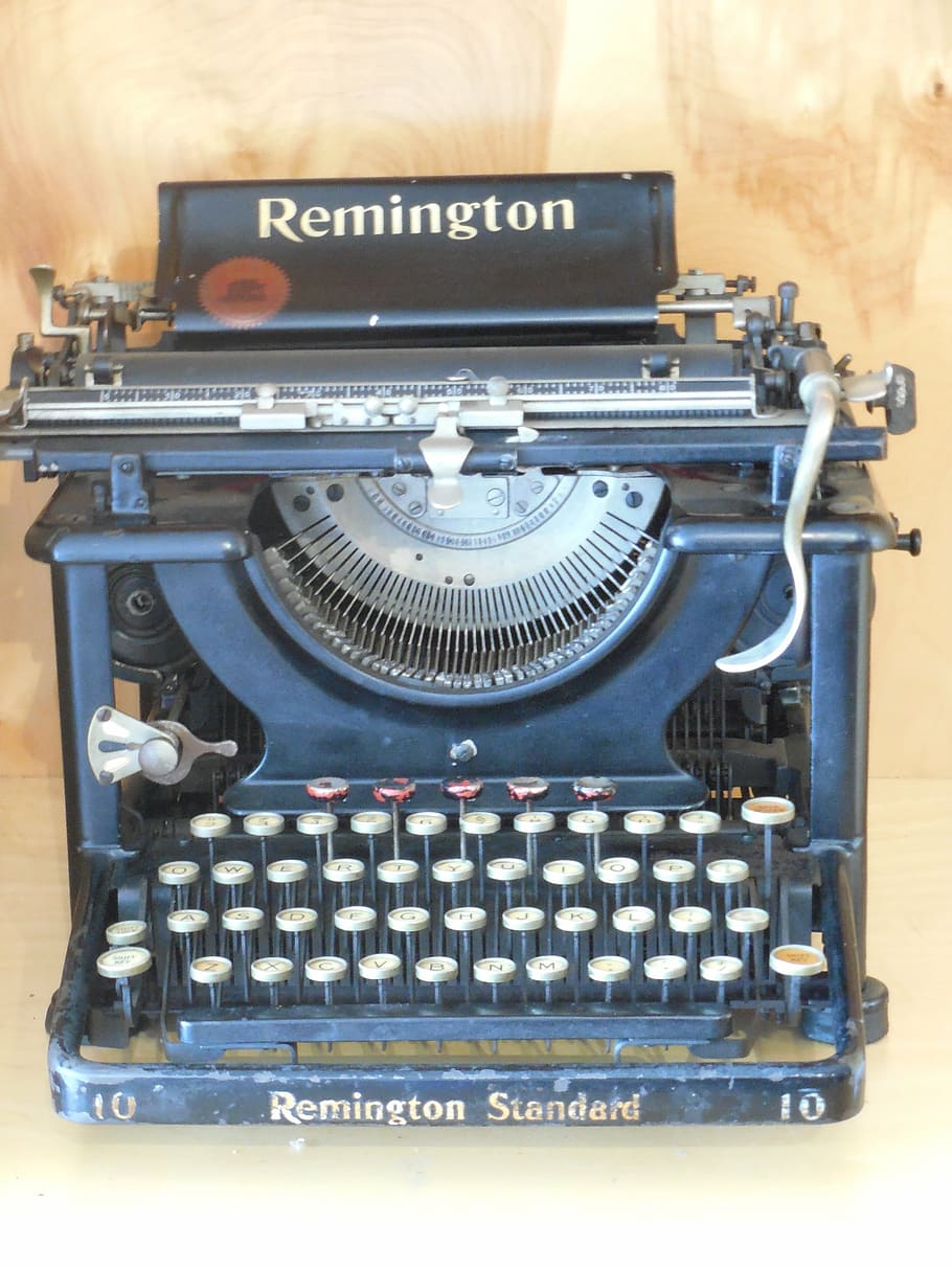 typewriter, vintage, vintage typewriter, old, retro, type, antique, nostalgia, vintage type, writing, obsolete
