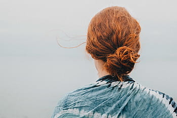 view, woman, back, people, alone, sad, rear View, women, one Person
