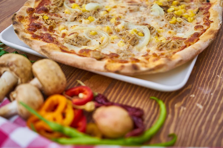 pizza, těsto, jídlo, Lahodné, pepř, pekařství, zdravé jídlo, restaurace, makro, sýr, kuchyně