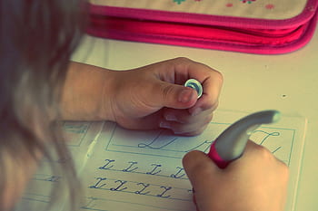 child, kid, writing, homework, letters, school, learning, paper, pen, student, class