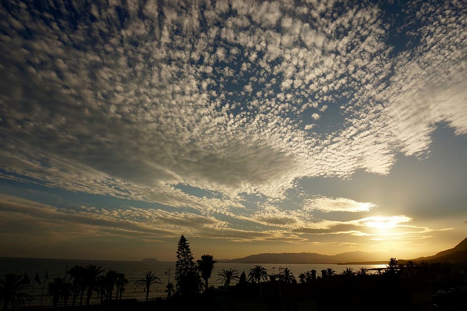 mazarrón, castellar, murcia, sunset, beach, summer, spain, sky, landscape
