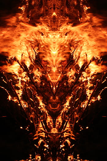 dragon flame poster, mirroring, fire, mystical, creature, heat, flame, embers, hot, campfire, fire - Natural Phenomenon