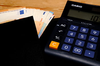 desktop computer, calculator, accounting, stock exchange, money, bank note, purse, euro, currency, banknote, cash and cash equivalents