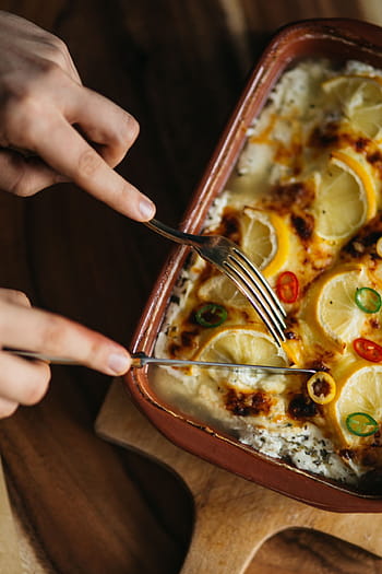 casserole ikan, lemon, rempah-rempah, Ikan, casserole, keju, makanan, buatan sendiri, makan siang, makan, makan malam