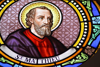 vitray, pencere, kilise, cephe, aziz, havari, matthew, takipçileri, İsa, din, inanç