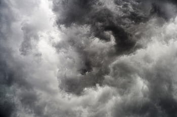 Commulus雲、 空気、 空、 雲、 背景、 高、 それは空気中、 灰色、 黒、 自然、 風景