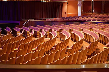 hlediště, etapa, místa k sezení, prázdný, show, publikum, koncert, divadlo, architektura, zábava, interiér