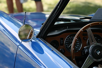 auto, přístrojová deska, interiér, volant, měřidla, automobilového průmyslu, automobil, klasický, retro, vinobraní, ot / min