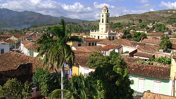 brown, beige, concrete, mosque, cuba, trinidad, unesco, heritage, caribbean, the unesco world heritage, site