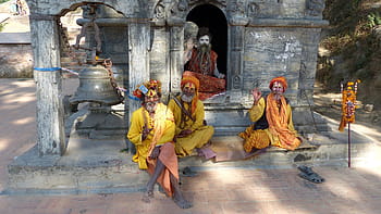 člověk, náboženství, Buddha, mnich, dospělý, sadhu, Nepál