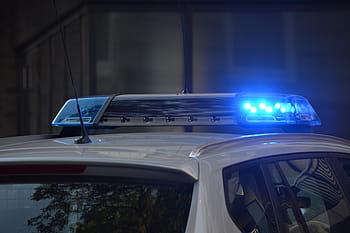 světlo majáku vozidla, technologie, policejní auto, střecha, modré světlo, policie, střecha auta, g20, řízení, použití, hlídka