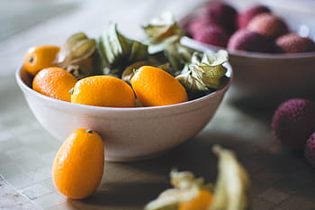 kumquaty a liči, kumquaty, liči, zblízka, ovoce, zdravý, jídlo, svěžest, citrusové ovoce, pomeranč, detail