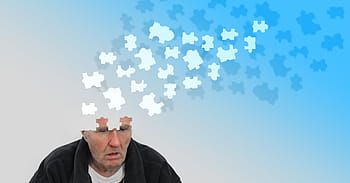 muž, Černá, horní, demence, alzheimerovou chorobou, závislý, zapomenout, zapomnětlivost, Paměť, myslet si, starý