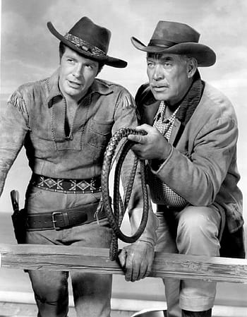 robert horton, ward bond, actors, classic, wagon train, television, series, tv, retro, vintage, hollywood