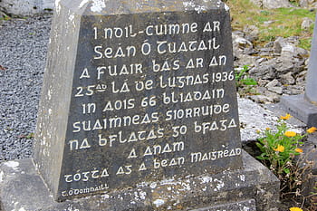 Gälisch, Irland, irisch, keltisch, kultur, gälisch, Irland, keltisch, Kultur, Stein, Grabstein, Erbe, Grab