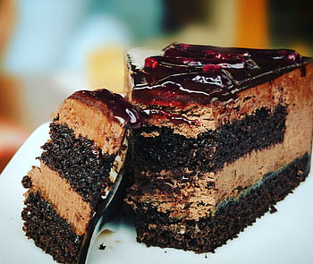 torta, dolce, glassatura, cioccolato, infornare, cottura al forno, cibo