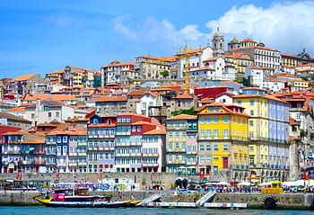 město, moře, cestovní ruch, voda, porto, Portugalsko, Evropa, cestovat, Dovolená, scénický, turista