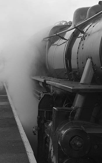 mezzi di trasporto, treno, rotaia, esprimere, acciaio, ferro, Fumo, brani, linee ferroviarie, piattaforma, industriale