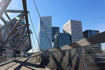 oslo most, architektura, oslo, město, Norsko, veřejná doména, městský, most - mužská konstrukce, stavba, městské scény, architektura a budovy