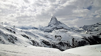 hora, pokryté, sníh, hmoty, Alpy, švýcarsko, led, zermatt, zimní, Příroda, panoráma