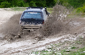 terénní, 4x4, bláto, dobrodružství, řízení, extrémní, 4wd, automobil, špína, venkovní, suv