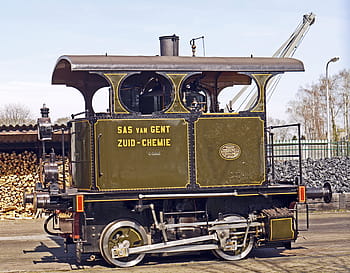 parní lokomotiva, kabinenlok, ohniště, historicky, nostalgie, provozní, Nizozemí, haaksbergen, muzeum buurtspoorweg, událost, den
