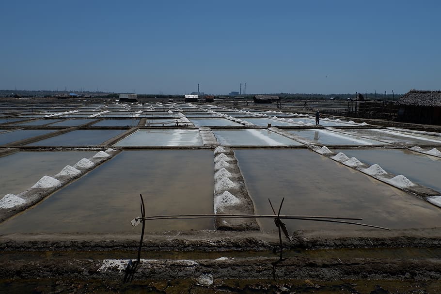 salt factory, landscape, geology, minerals
