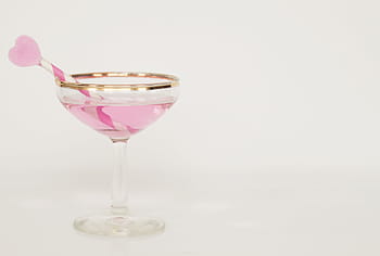cocktail wine glass, valentine, valentines day, heart, love, valentines day background, romance, holiday, romantic, february, wedding