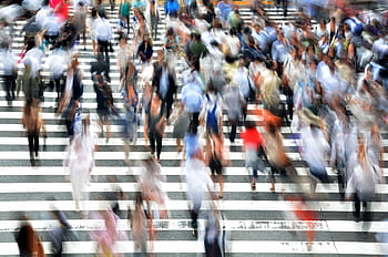 panning, photography, group, people, pedestrian, lane, pedestrians, busy, movement, hectic, osaka