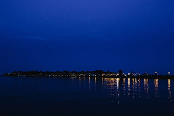 反射、 水、 夜、 街の明かり、 海岸、 海、 都市、 ヨーロッパ、 水景、 ライト、 ブルガリア