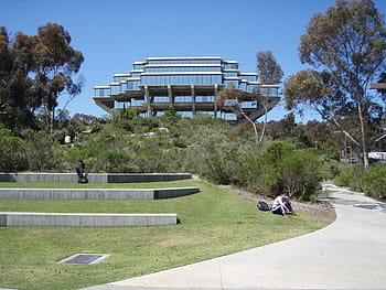 Ucsd, San Diego, Geisel Library, library, california, architecture, built Structure, outdoors, color Image, architecture And Buildings, day