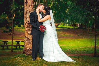 wedding, grooms, embracing each other, kiss, emgombe, republic, dominican kiss, married, ceremony, nuptials, newlyweds