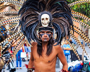 guerrero, aztec, mexico, traditional, culture, warriors, posing, tradition, mesoamérica, tribe, old