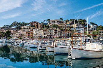 Španělsko, mallorca, sóller, přístav, cestovat, prázdnin, moře, cestovní ruch, marina, lodí, voda