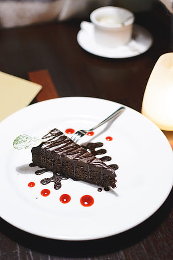 chocolate dessert, restaurant, Chocolate, dessert, eating out, pastry, sweet, food, cake, plate, gourmet