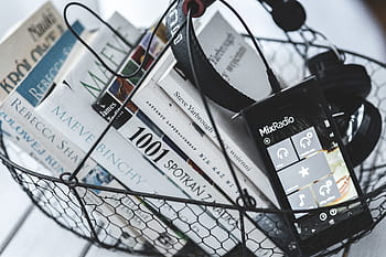 hitam, smartphone, headphone, beragam, barang, buku, ponsel, penyelenggara, perhiasan, bisnis, mata uang