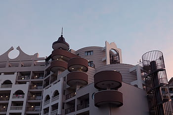 cerah, pantai, Hotel, Pantai Cerah, Bulgaria, arsitektur, desain, tangga, bangunan, Struktur dibangun, arsitektur Dan Bangunan