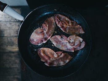 Bacon, ghisa, cucinare, carne, Pan, cucina, utensili da cucina, olio, cibo, padella, cibo e bevande