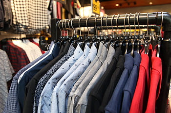 dress, shirt, department store, rack, hanger, wardrobe, shopping