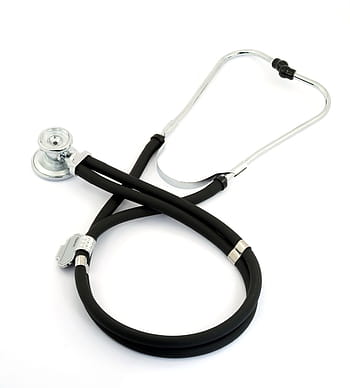 black, silver stethoscope, medical equipment, doctor, equipment, health