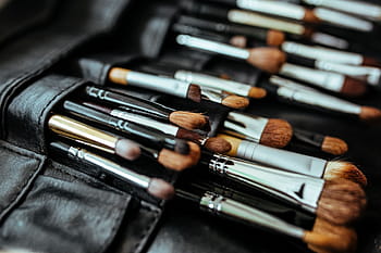 close-up aksesoris rias, Make-up, aksesoris, close-up, kecantikan, rias wajah, kosmetik, mode, produk kecantikan, kuas rias, peralatan
