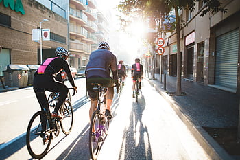 cycling, city, street, biking, commuting, people, outdoors, urban, riding, transportation, travel