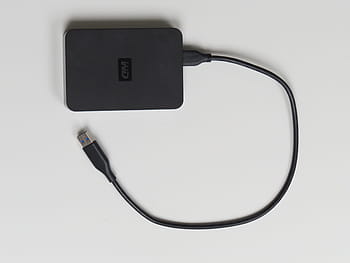 Černá, západní, digitální, externí, tvrdý, řídit, pevný disk, počítač, Hardware, technologie
